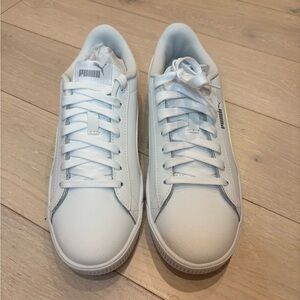 Puma Classic White Leather Sneakers